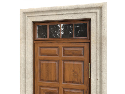 Entrance classic door 140 3D-Modell
