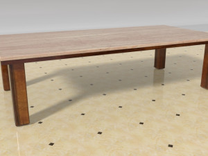 table wood 3Dモデル