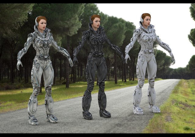 femwar 3Dモデル .c4d .max .obj .3ds .fbx .stl .blend 