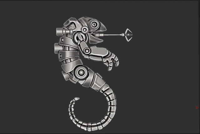 bunglon 3D Print Model .c4d .max .obj .3ds .fbx .stl .blend 