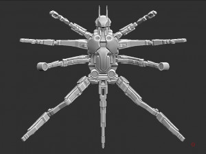 spidermech 3D 프린트 모델