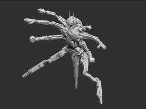 spidermech 3D 프린트 모델