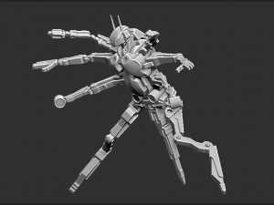 spidermech 3D 프린트 모델