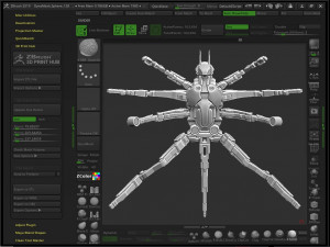spidermech 3D 프린트 모델