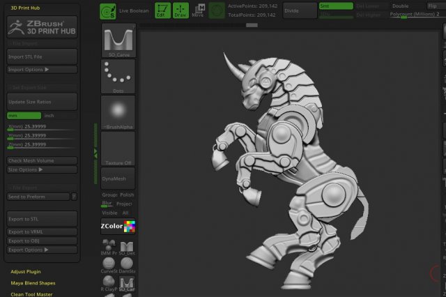 horse Modello di stampa 3D .c4d .max .obj .3ds .fbx .stl .blend 