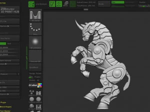 말 3D 프린트 모델