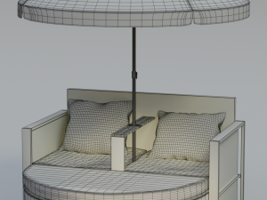 lounge set Model 3D