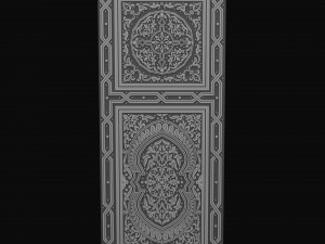arabic decorative element 3D Model