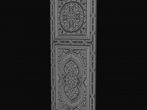arabic decorative element 3D 模型