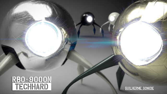 robot Modelo 3D .c4d .max .obj .3ds .fbx .stl .blend 