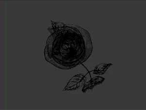 red rose 3D Model