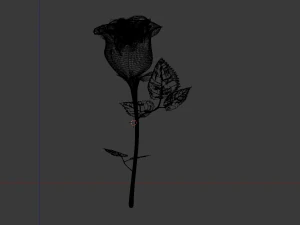red rose 3D Model