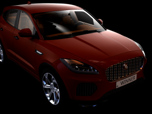 jaguar e-pace 2018 3D Model