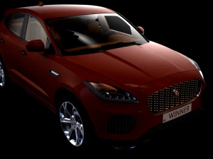 jaguar e-pace 2018 3D Model