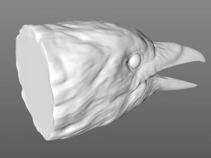 ravens head 3D Model