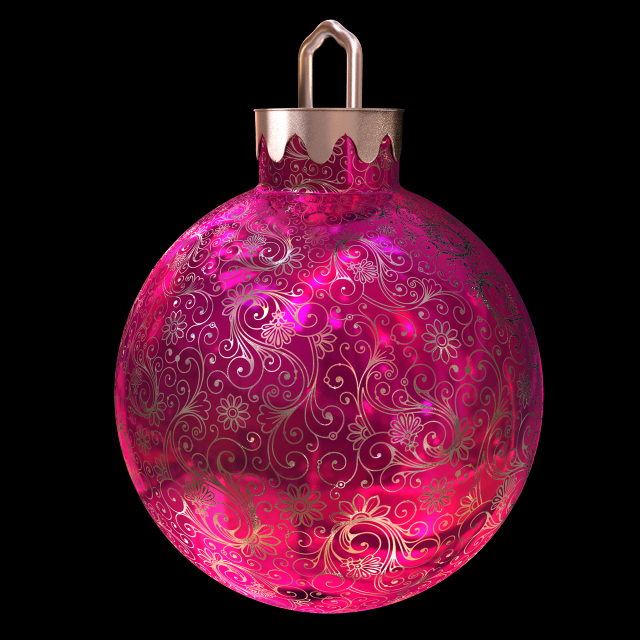 christmas ball Modello 3D .c4d .max .obj .3ds .fbx .stl .blend 