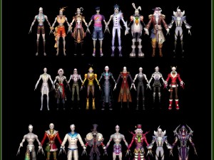 25-man character collection new year offer 3D मॉडल