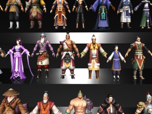 27 game character collection new year offer Modelo 3D