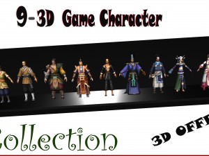 09 game character collection a1 3D मॉडल