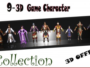 09 game character collection a2 3D मॉडल