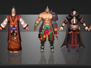 09 game character collection a3 3D 모델