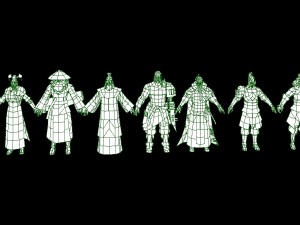 09 game character collection a3 3D 모델
