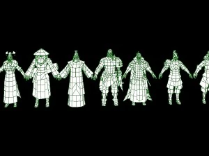 09 game character collection a3 3D Model
