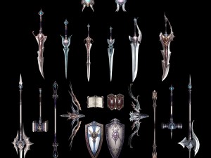 20 arms and collection of war 3D 모델
