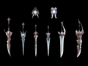 20 arms and collection of war 3D Model
