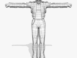 fantasy man character 3D Modell