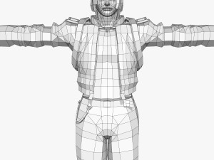 fantasy man character 3D Modell