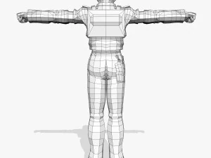 fantasy man character 3D Model