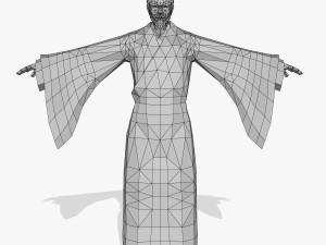 chinese old man 3D Model