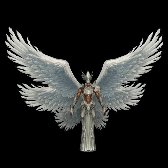 eagleman game character Modelo 3D .c4d .max .obj .3ds .fbx .stl .blend 