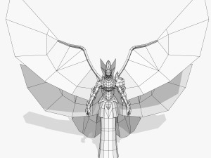 eagleman game character Modelo 3D