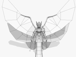 eagleman game character 3D Model