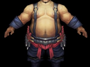 fatty man character 3D Модель