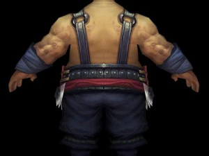fatty man character 3D Model