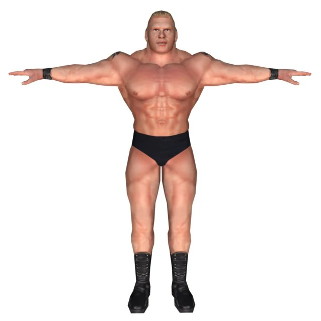 fighter man character 3D Model .c4d .max .obj .3ds .fbx .stl .blend 
