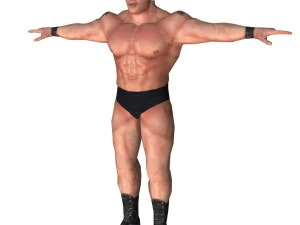 fighter man character 3D Model