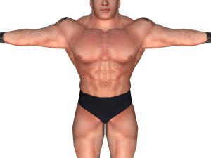 fighter man character 3D मॉडल
