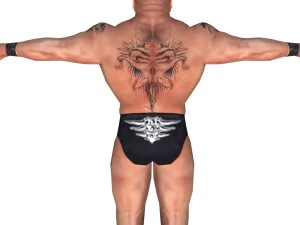fighter man character 3D Model
