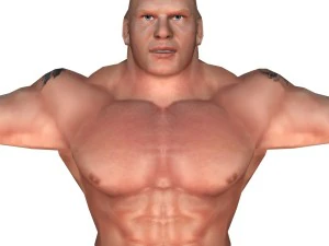 fighter man character 3D Model