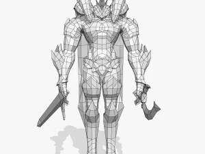 robo monster character 3D Model