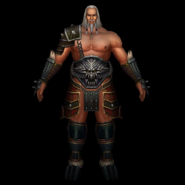 old warrier man 3D Model .c4d .max .obj .3ds .fbx .stl .blend 