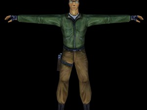policeman agent character 3D Модель