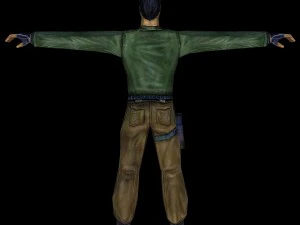 policeman agent character 3D Model
