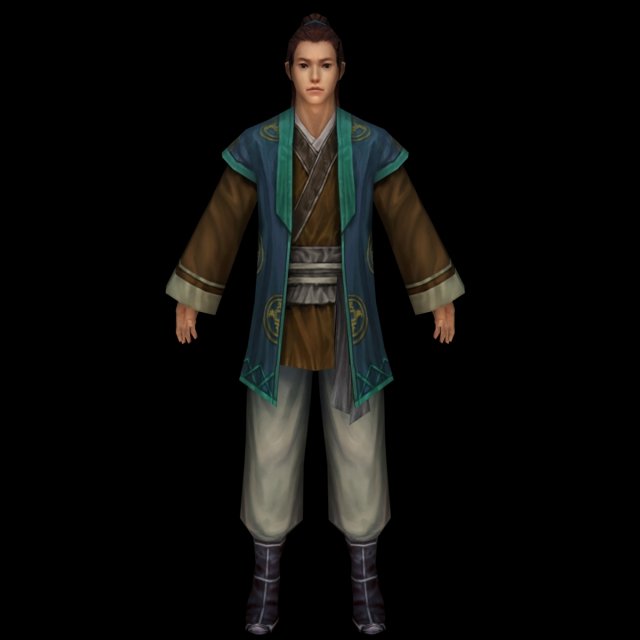 villagers man character 3Dモデル .c4d .max .obj .3ds .fbx .stl .blend 