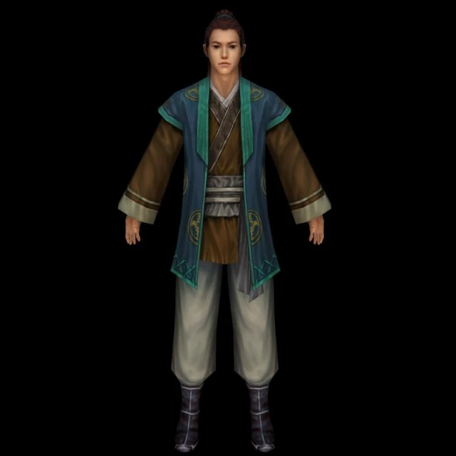 villagers man character 3D Model .c4d .max .obj .3ds .fbx .stl .blend 