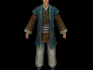 dorpelingen man karakter 3D Model